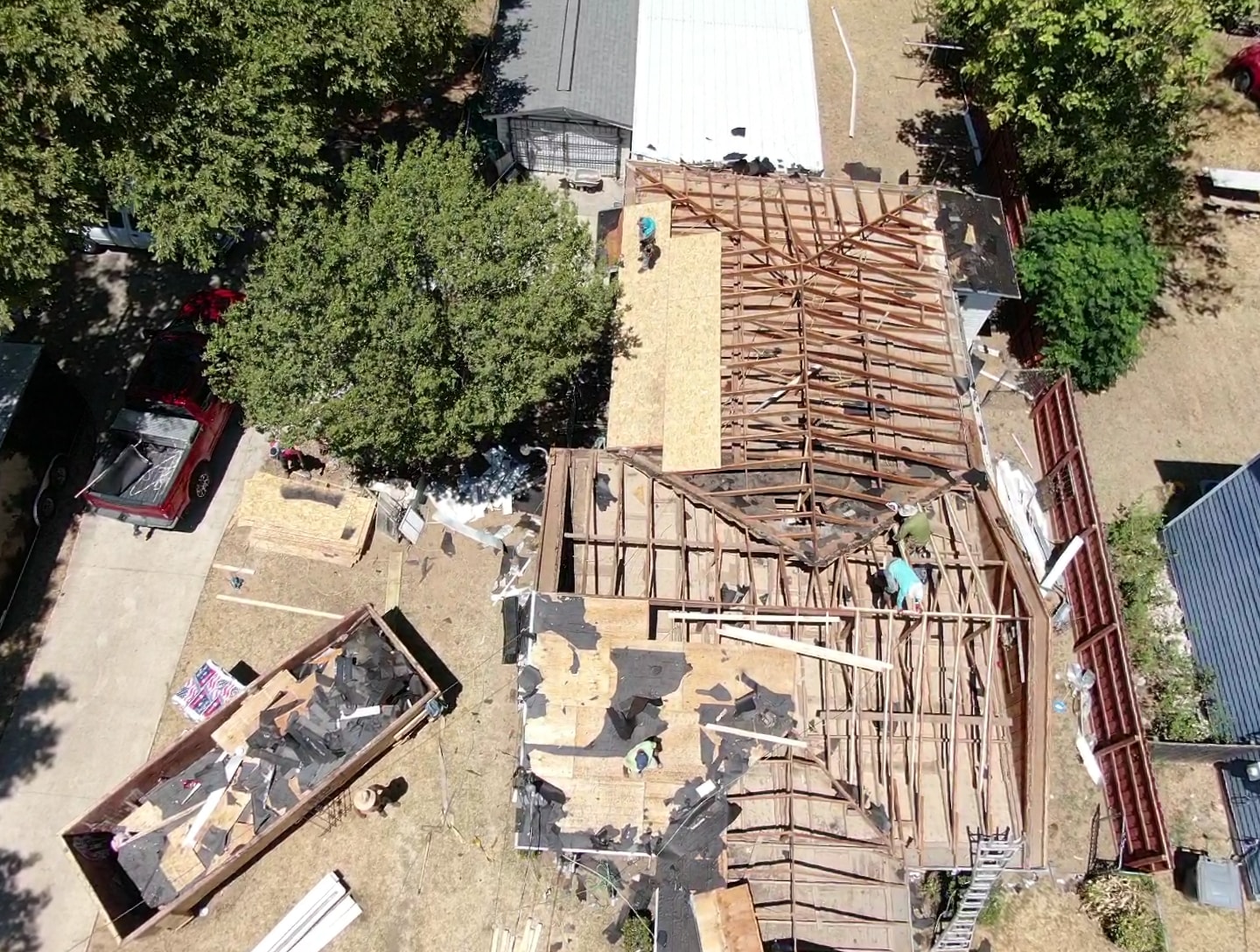 Shingle roof and adjoining neighborhood — VOA project archive
