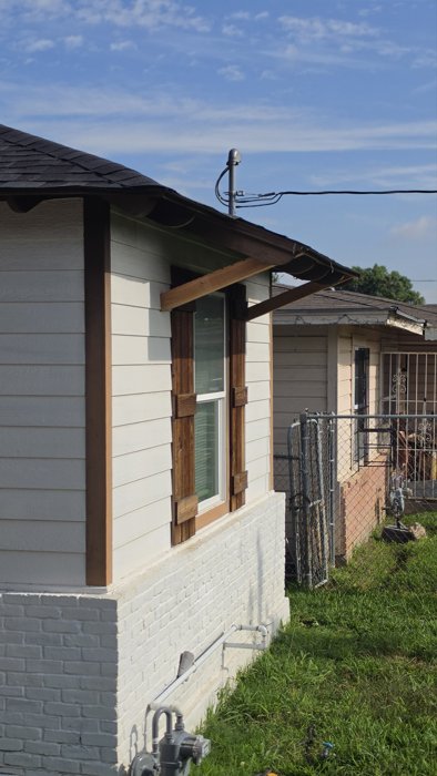 Siding, shutters, and exterior details — VOA project archive